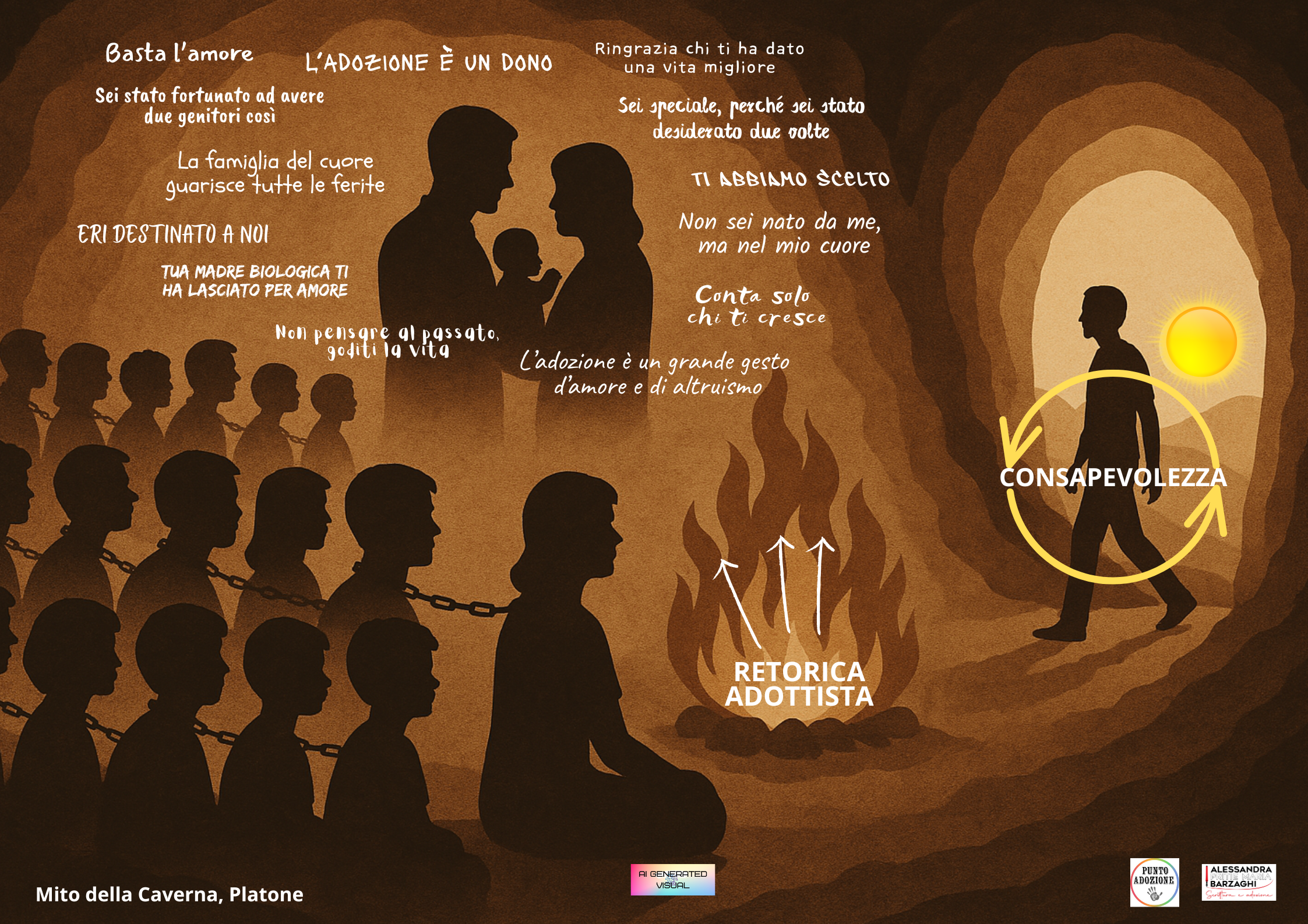 Scopri di più sull'articolo L’adozione e il mito della caverna di Platone